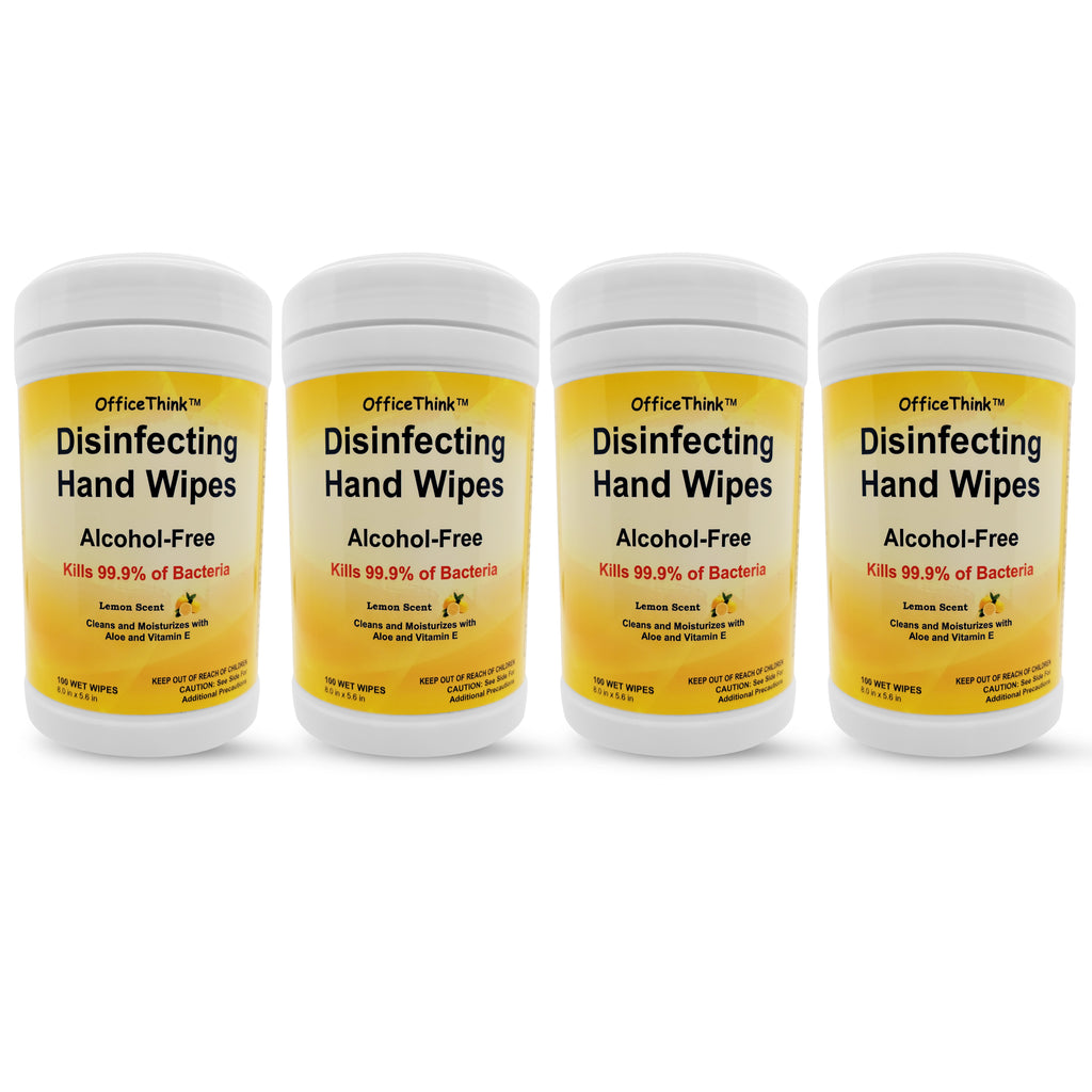 Disinfecting Wet Wipes - 4 Pack x 100 Count (***400 WIPES TOTAL***)